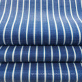 CVC COTTON POLYESTER YARN DYED STRIPE FABRIC FOR SHIRTS